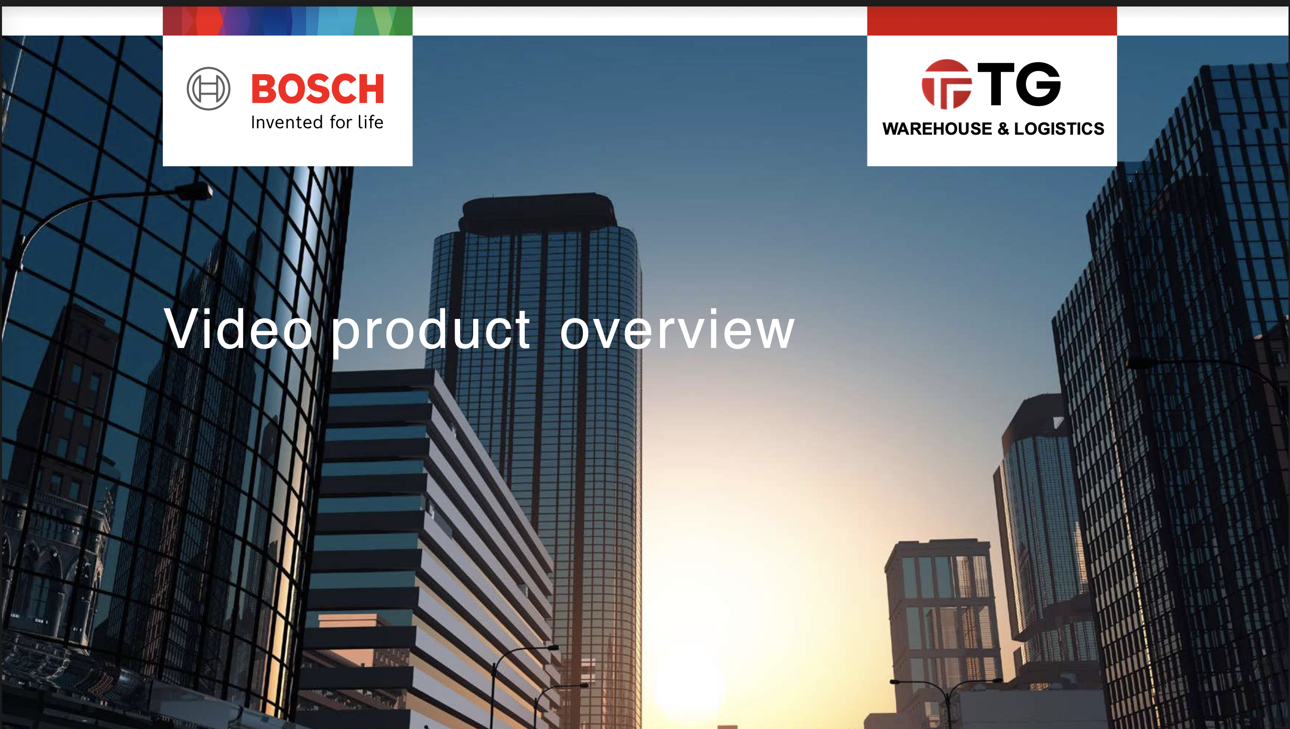 Bosch Cctv Camera System